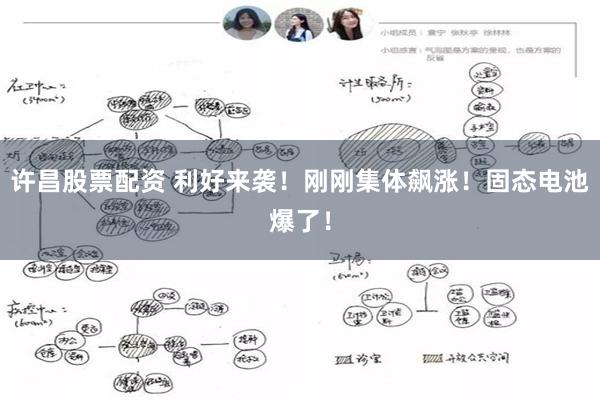 许昌股票配资 利好来袭！刚刚集体飙涨！固态电池爆了！