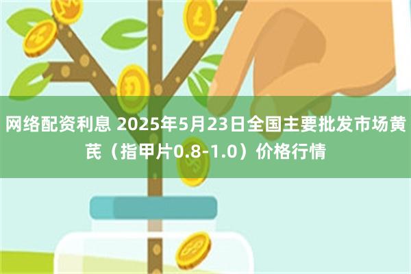 网络配资利息 2025年5月23日全国主要批发市场黄芪（指甲片0.8-1.0）价格行情