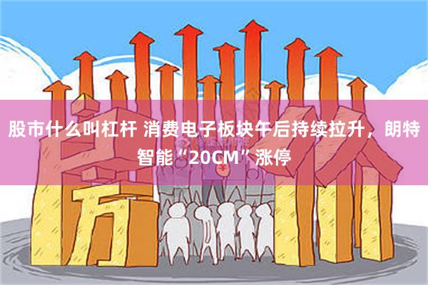 股市什么叫杠杆 消费电子板块午后持续拉升，朗特智能“20CM”涨停